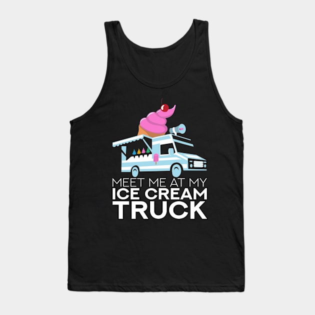 Ice Cream Truck Driver Tank Top by TheBestHumorApparel